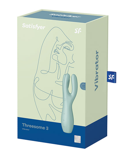 Satisfyer Threesome 3 - Mint - Empower Pleasure