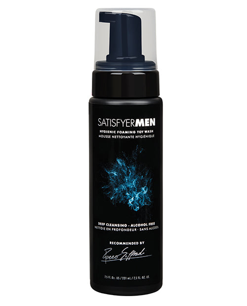 Satisfyer Mens Foaming Toy Wash - 7.5 oz - Empower Pleasure