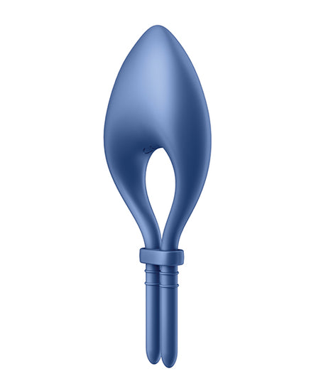 Satisfyer Bullseye Ring Vibrator - Blue - Empower Pleasure