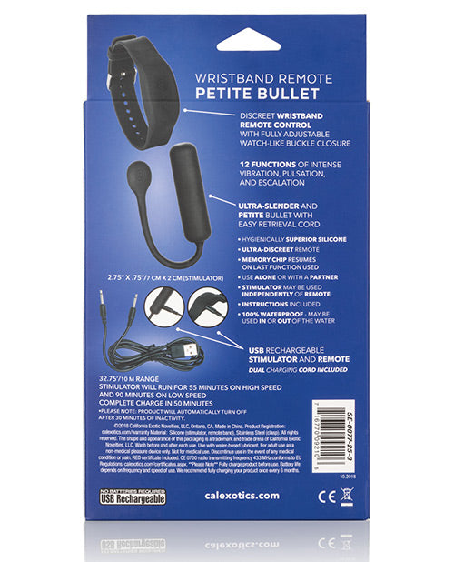 Wristband Remote Petite Bullet - Black