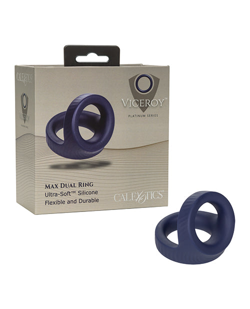 Viceroy Max Dual Ring - Blue - Empower Pleasure
