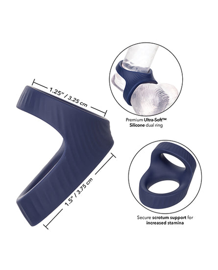 Viceroy Max Dual Ring - Blue - Empower Pleasure
