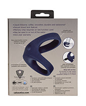 Viceroy Rechargeable Max Dual Ring - Navy - Empower Pleasure