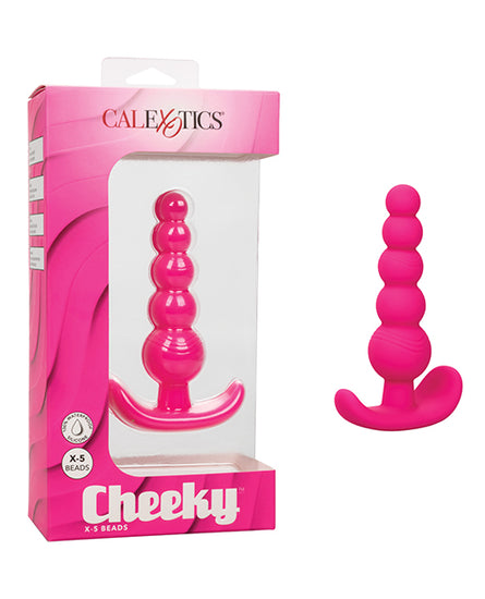 Cheeky X-5 Beads - Pink - Empower Pleasure
