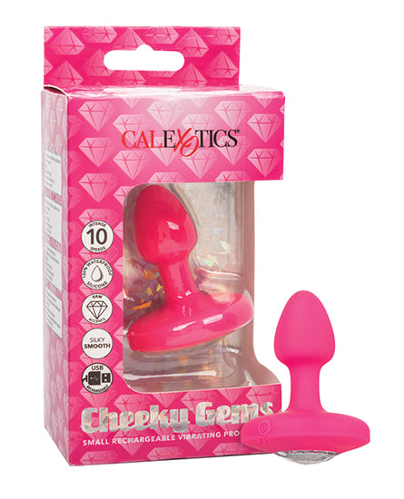 Cheeky Gems Small Rechargeable Vibrating Probe - Pink - Empower Pleasure