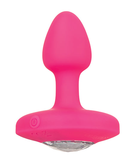 Cheeky Gems Small Rechargeable Vibrating Probe - Pink - Empower Pleasure