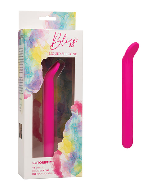 Bliss Liquid Silicone Clitoriffic - Pink - Empower Pleasure
