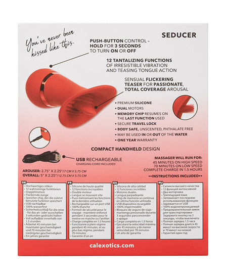 French Kiss Seducer - Red - Empower Pleasure