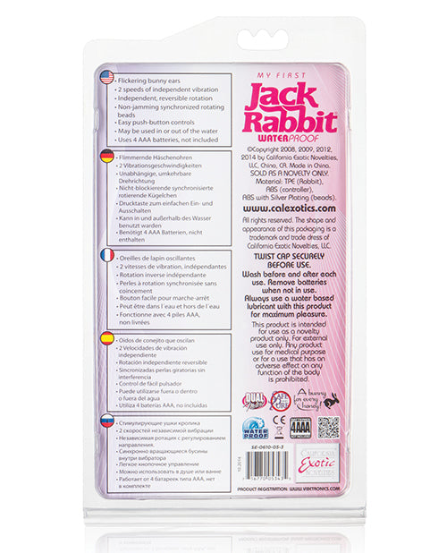 Jack Rabbit My First Waterproof - Pink - Empower Pleasure
