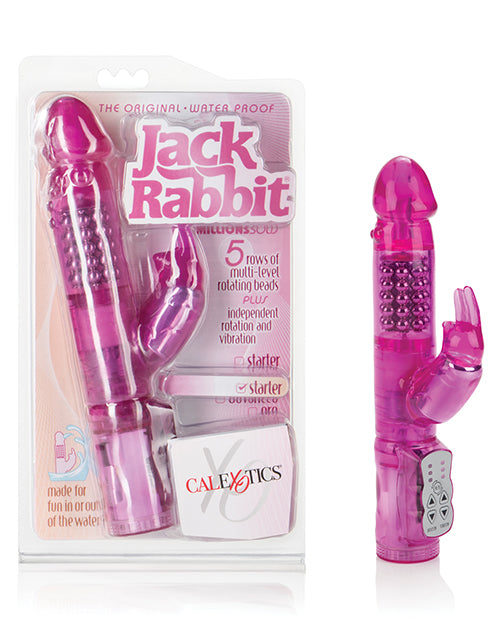 Jack Rabbit with Floating Beads Waterproof - Assorted Colors - Empower Pleasure