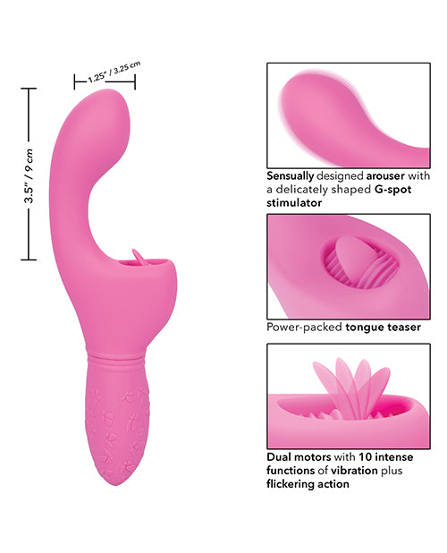 Rechargeable Butterfly Kiss Flicker - Pink - Empower Pleasure