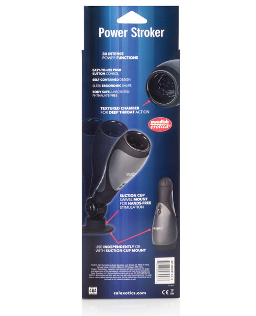 Apollo Power Stroker - Black - Empower Pleasure