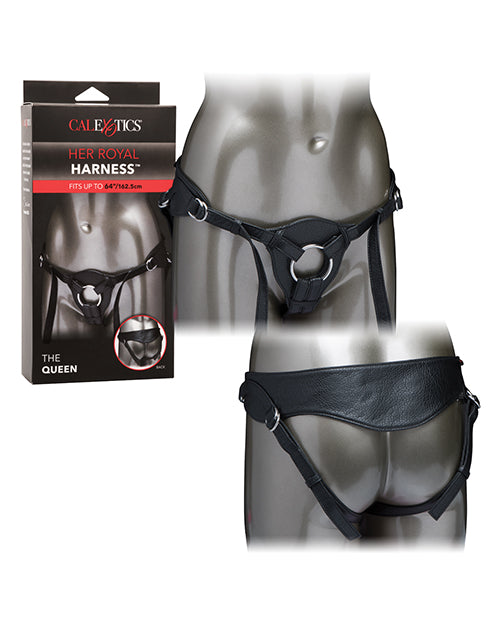 Her Royal Harness The Queen - Black - Empower Pleasure