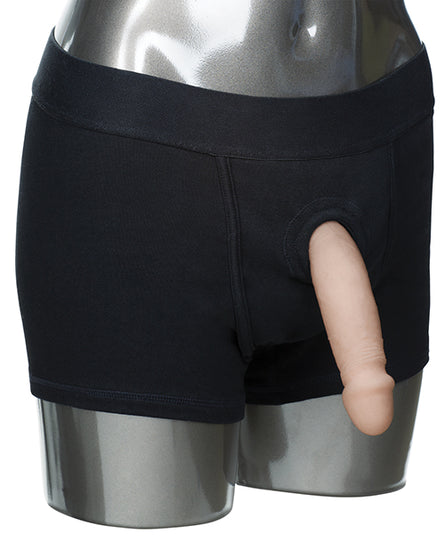 Packer Gear Boxer Harness M/L - Black - Empower Pleasure