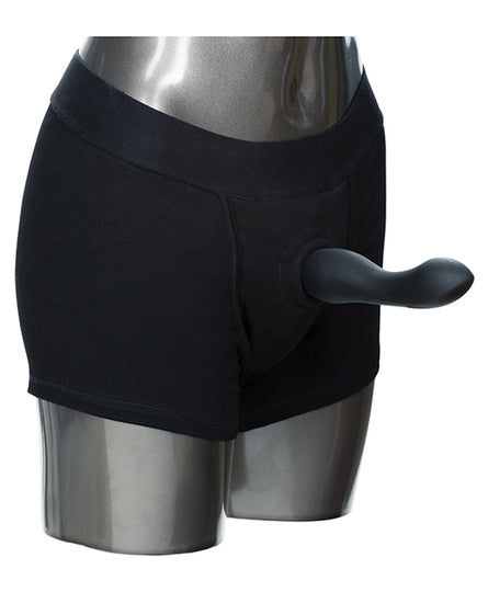 Packer Gear Boxer Harness M/L - Black - Empower Pleasure