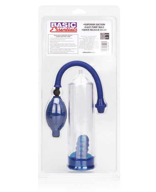 Basic Essentials Pump - Blue - Empower Pleasure