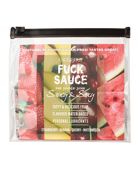 Fuck Sauce Flavored Water-Based Personal Lubricant Variety 4 Pack - 2 Fuck Sauce Flavored Water-Based Personal Lubricant Variety 4 Pack - 2