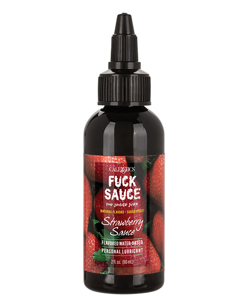 Fuck Sauce Flavored Water-Based Personal Lubricant - 2 oz Strawberry - Empower Pleasure