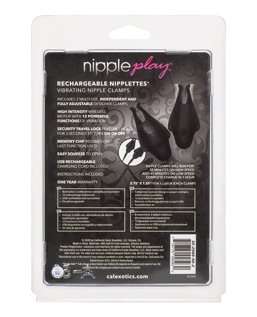 Nipple Play Rechargeable Nipplettes - Empower Pleasure