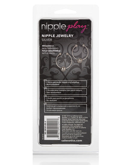 Nipple Play Nipple Jewelry - Silver - Empower Pleasure