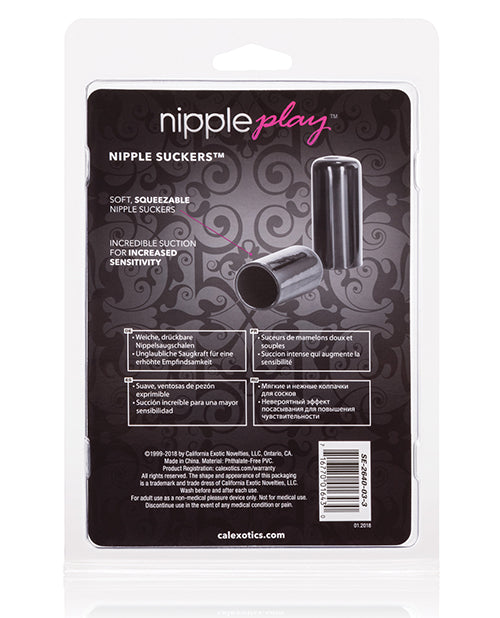 Nipple Play Nipple Suckers - Black