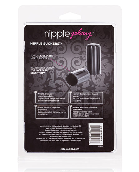 Nipple Play Nipple Suckers - Black - Empower Pleasure