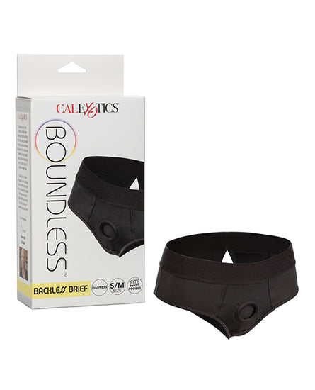 Boundless Backless Brief - Black - Empower Pleasure