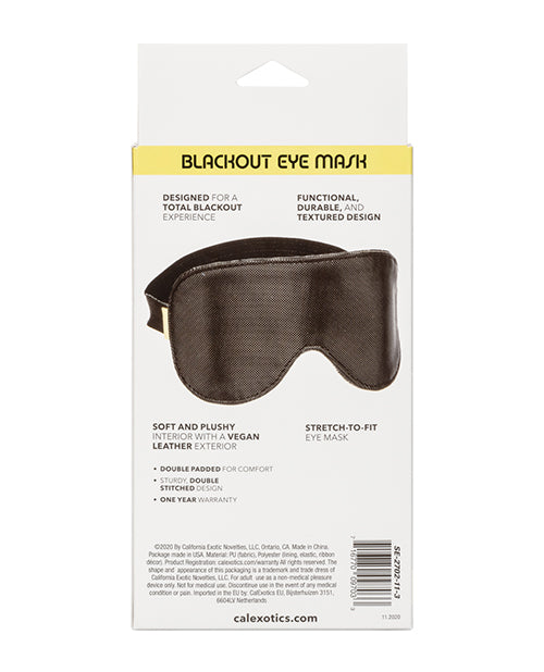 Boundless Blackout Eye Mask - Black - Empower Pleasure