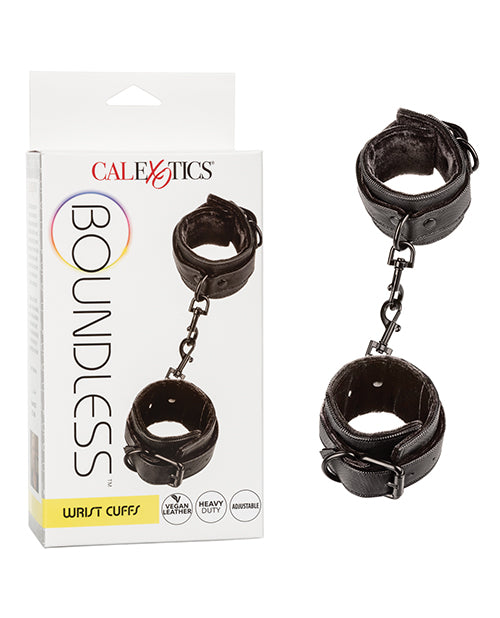 Boundless Wrist Cuffs - Black - Empower Pleasure