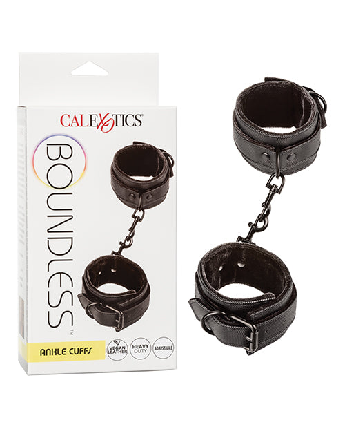 Boundless Ankle Cuffs - Black - Empower Pleasure