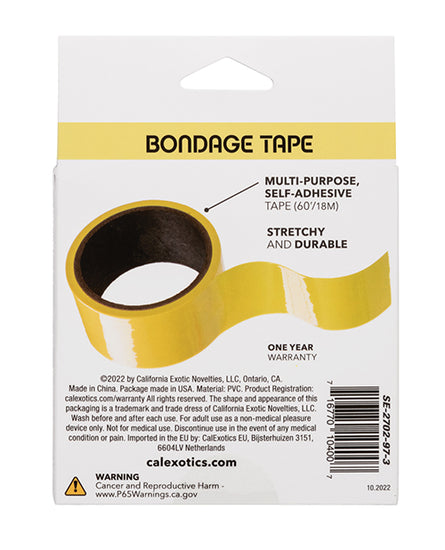 Boundless Bondage Tape - Yellow - Empower Pleasure