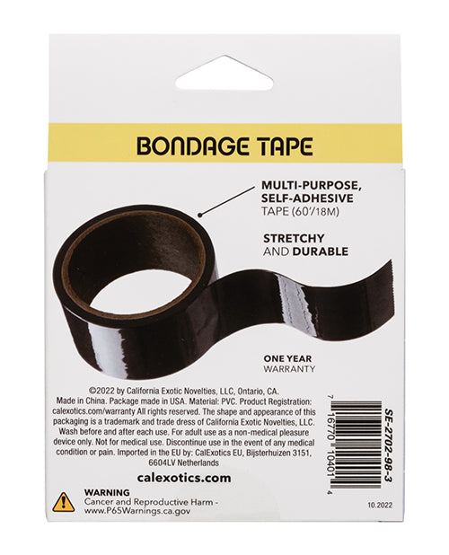 Boundless Bondage Tape - Black - Empower Pleasure