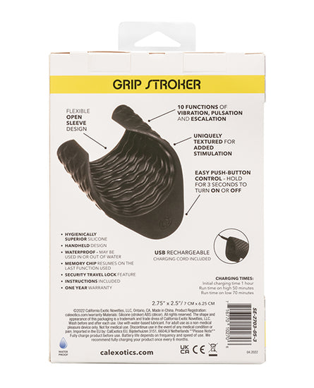 Boundless Grip Stroker - Black - Empower Pleasure