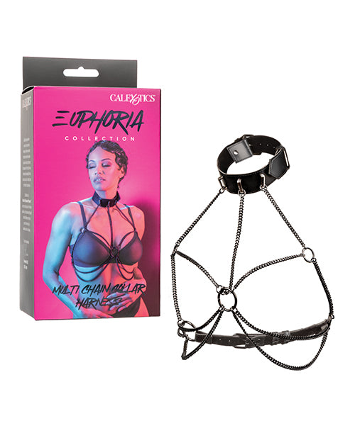 Euphoria Collection Multi-Chain Collar Harness - Empower Pleasure