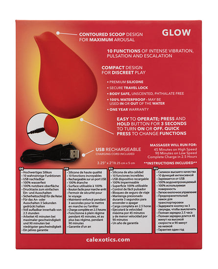 Red Hot Glow - Red - Empower Pleasure