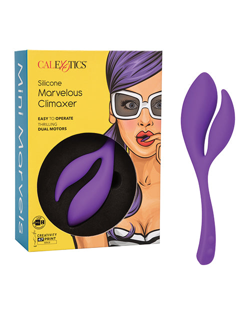 Mini Marvels Silicone Marvelous Climaxer - Purple - Empower Pleasure