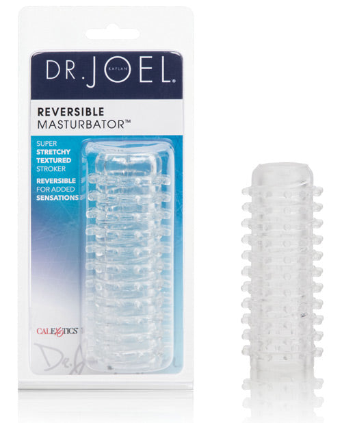 Dr Joel Kaplan Reversible Masturbator - Clear - Empower Pleasure