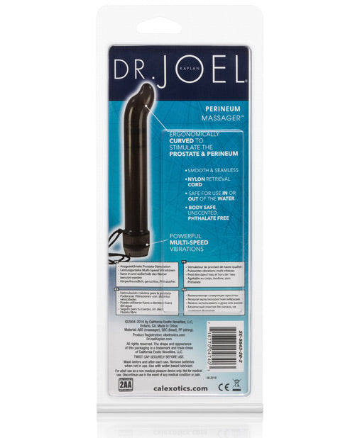 Dr Joel Kaplan 6.5" Perineum Massager - Black - Empower Pleasure