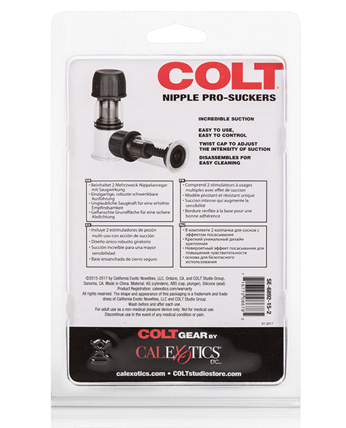 COLT Nipple Pro Suckers - Black - Empower Pleasure