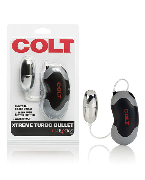 COLT Xtreme Turbo Bullet Power Pack Waterproof - 2 Speed Silver - Empower Pleasure