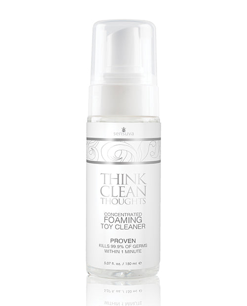 Sensuva Think Clean Thoughts Foaming Toy Cleaner - 5.07 oz - Empower Pleasure