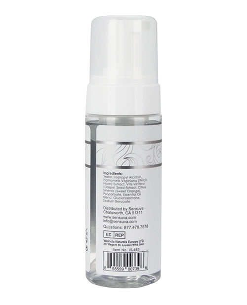 Sensuva Think Clean Thoughts Foaming Toy Cleaner - 5.07 oz - Empower Pleasure