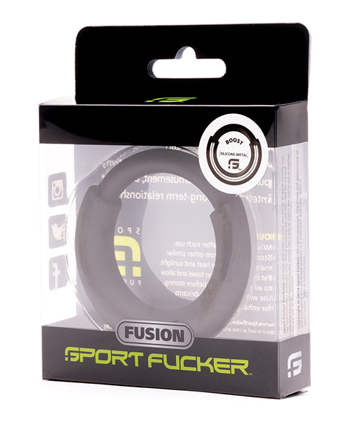 Sport Fucker Fusion Boost Ring 42 mm - Black - Empower Pleasure