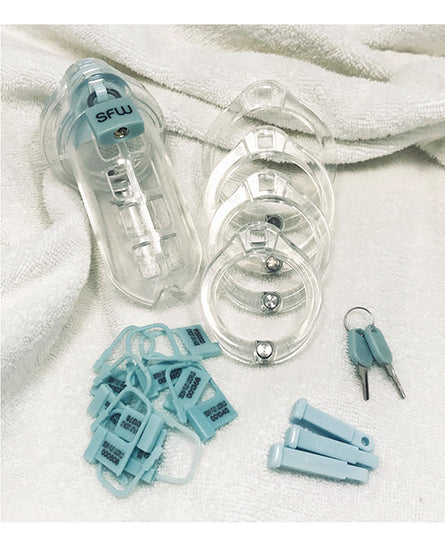 World Cage Bangkok Male Chastity Kit - Large 105 mm x 40 mm - Empower Pleasure