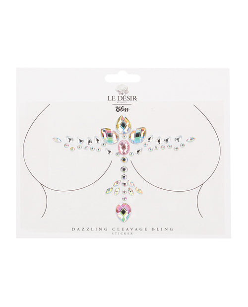 Shots Bliss Dazzling Cleavage Bling Sticker O/S - Empower Pleasure