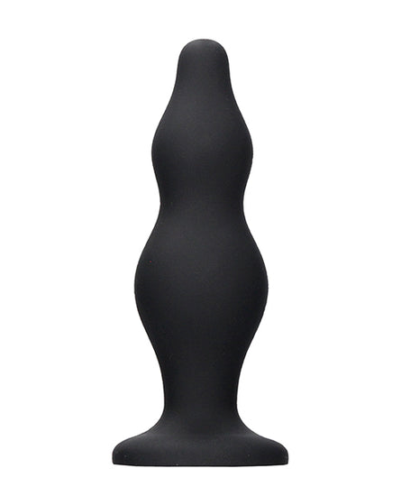 Shots Ouch Bubble Butt Plug - Black - Empower Pleasure