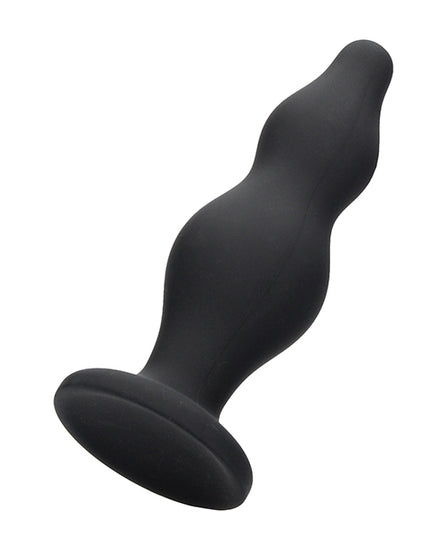 Shots Ouch Bubble Butt Plug - Black - Empower Pleasure