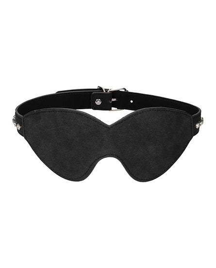 Shots Ouch Diamond Studded Eye Mask - Black - Empower Pleasure