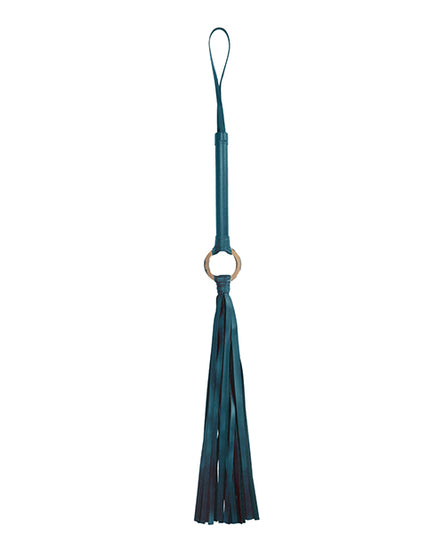 Shots Ouch Halo Flogger - Green - Empower Pleasure
