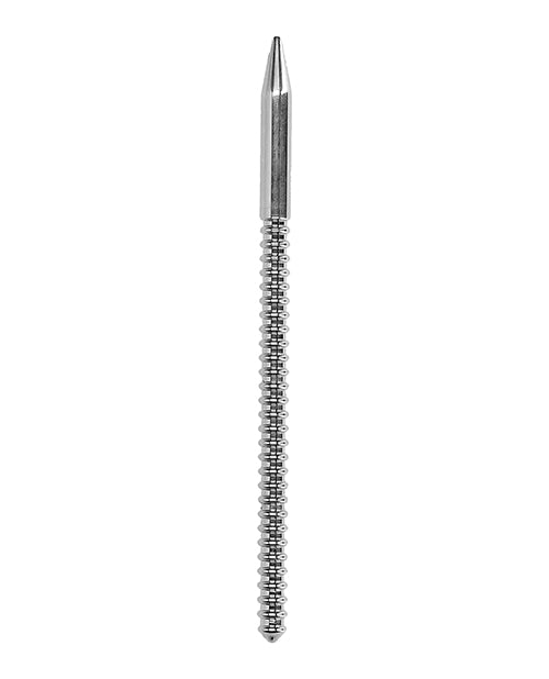 Shots Ouch Urethral Sounding Ribbed Dilator - Empower Pleasure